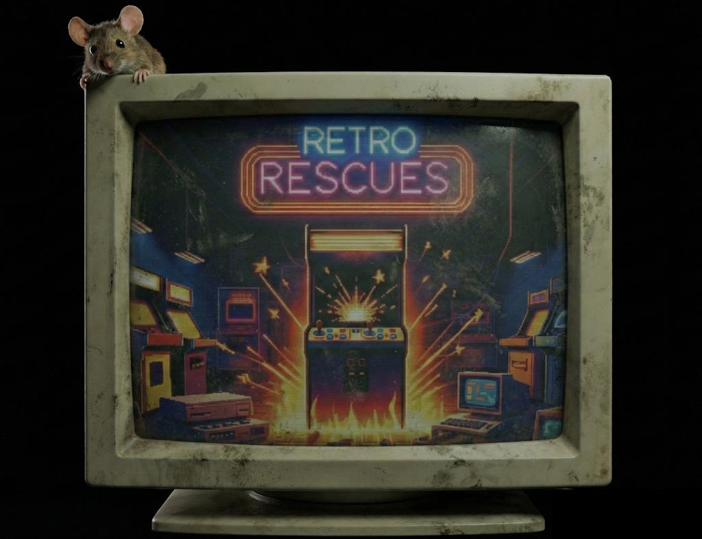 RetroRescues CRT monitor